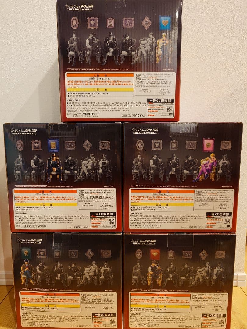 一番くじ ジョジョの奇妙な冒険 ジョジョワールド A B C E F賞 セット