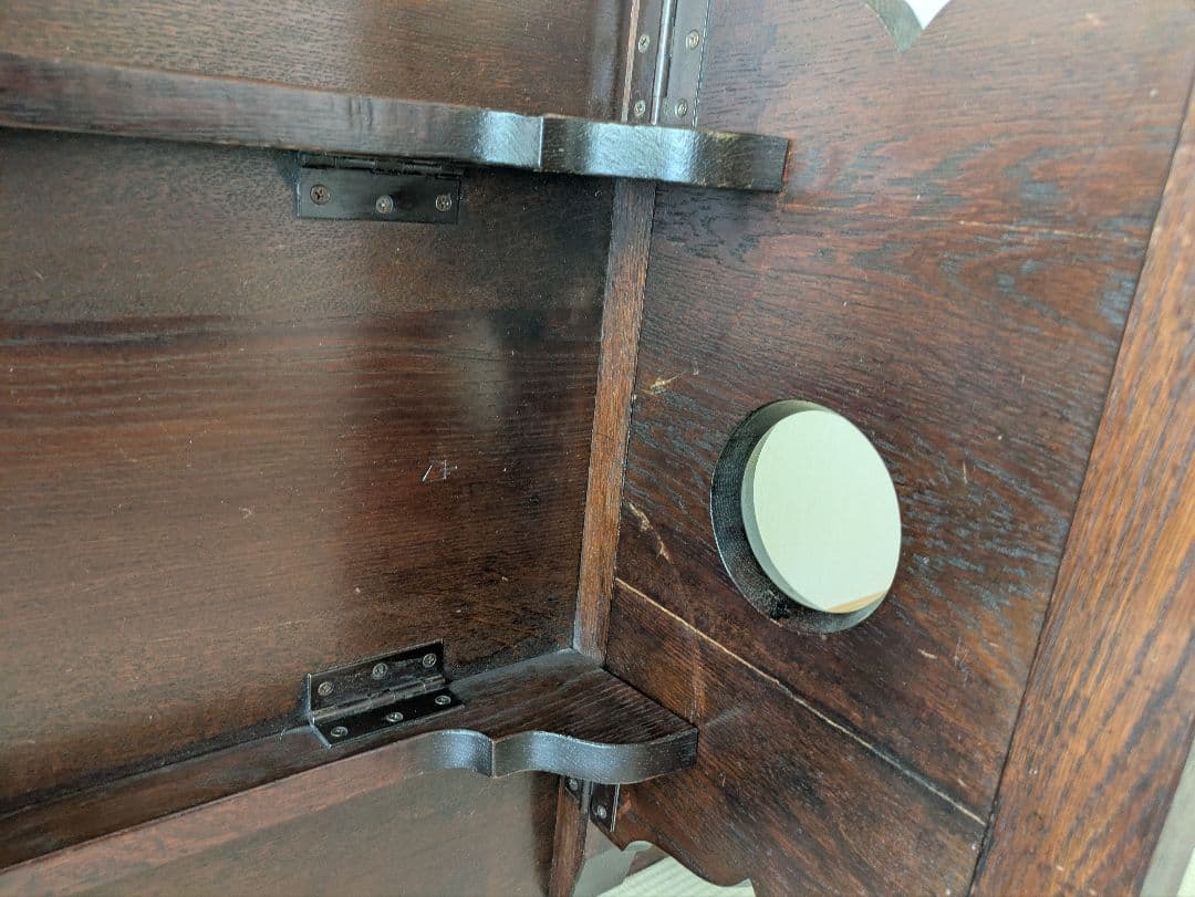 【松本民芸家具】 折りたたみローテーブル 民芸×和モダン コンパクト収納