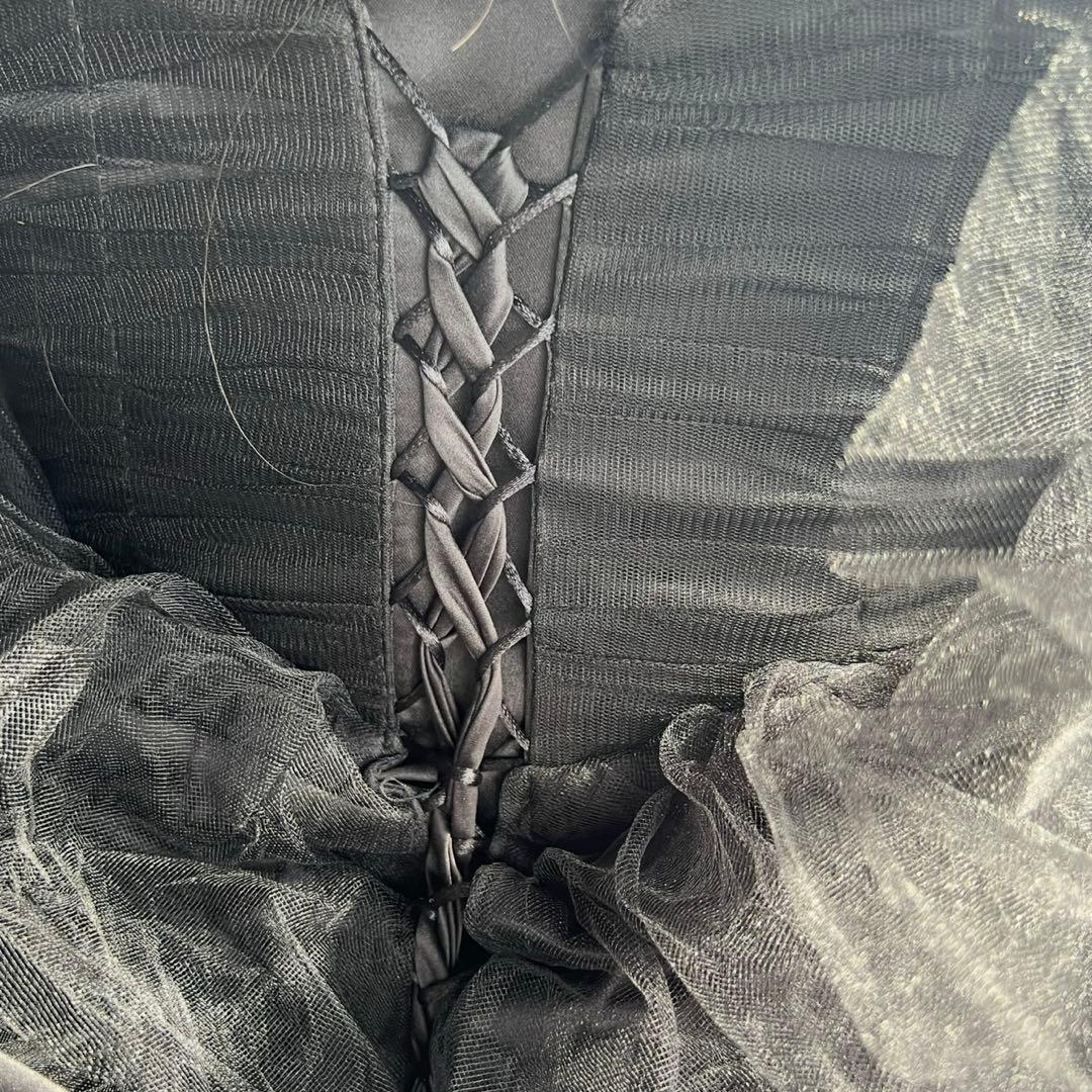 前撮り黒ドレス