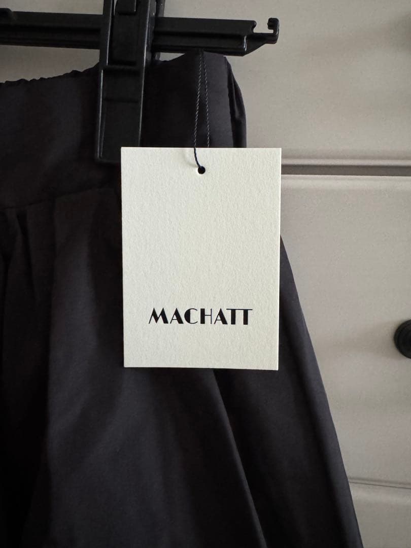 正規品 machatt メモリーキュロットパンツ ブラック　新品未使用品