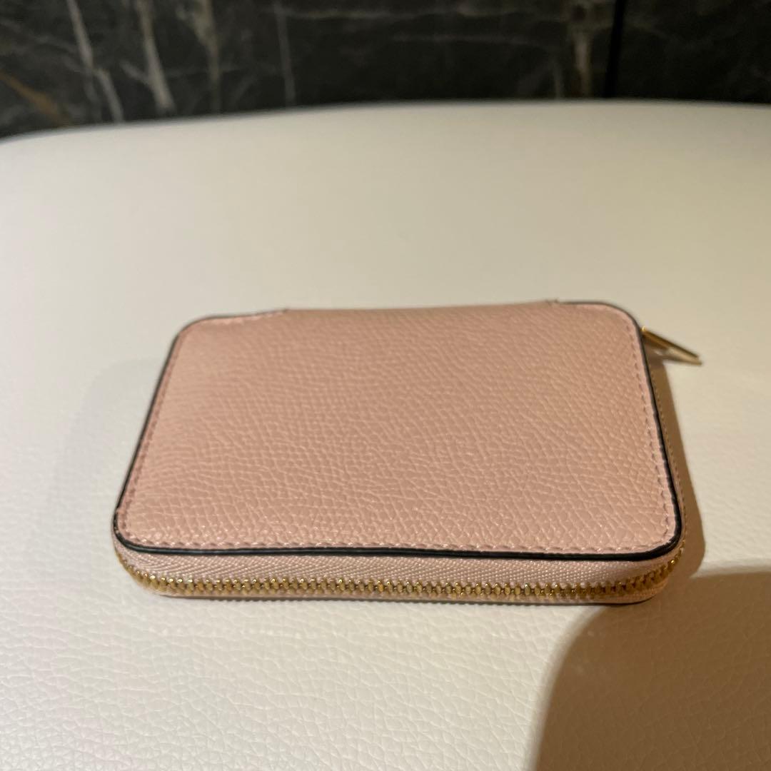 ヴァレクストラ　ラウンドジップ ミニウォレット　ペオニア