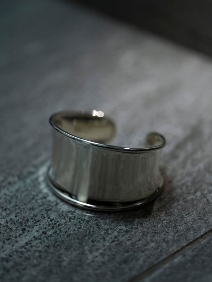 アクセサリー OX JEWELRY High-End SILVER CURVE BANGLE