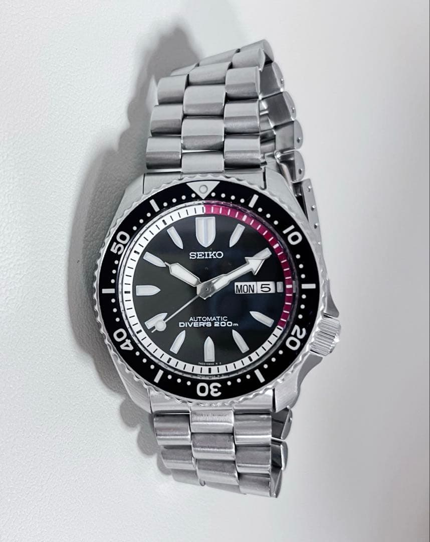 美品 セイコー SEIKO ダイバーブラックバレット 7S26-02K0 自動巻