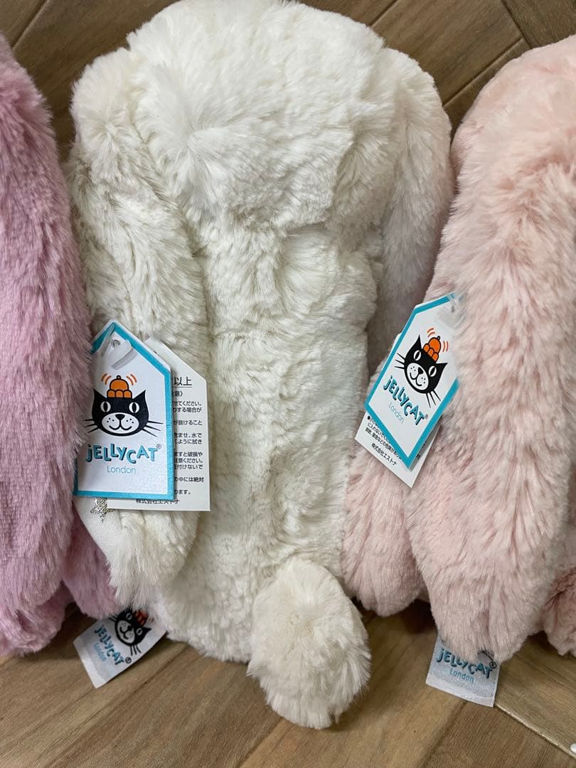   うさぎ　ぬいぐるみ　花柄×3 ノーマル×3