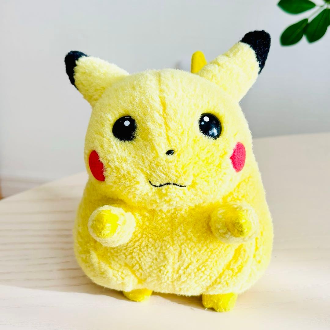 初期ピカチュウ　ぬいぐるみTOMY 顔バランス良 紙タグあり 動作確認済み