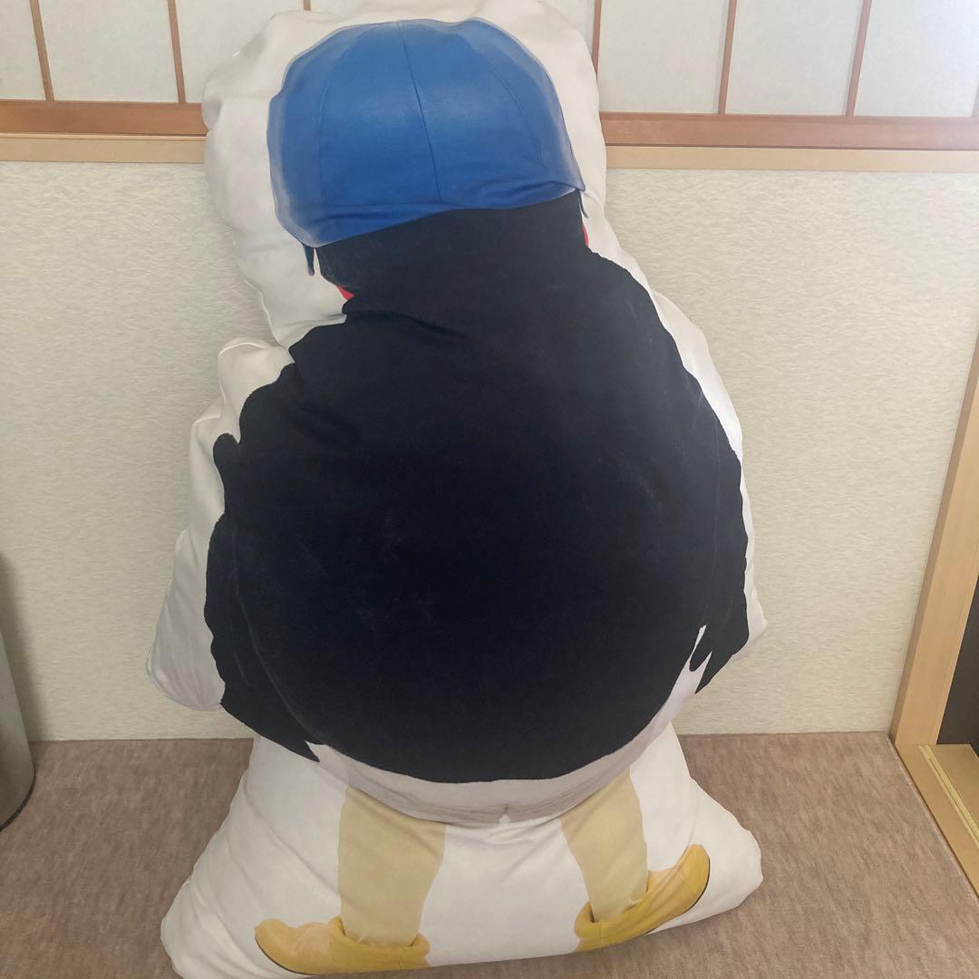 つば九郎　特大　ほぼ等身大　プリントクッション