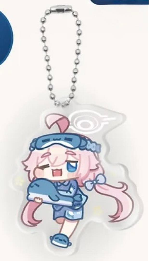 ブルーアーカイブ　韓国　公式品　ホシノ　スリッパ 特典アクリルキーリング付き