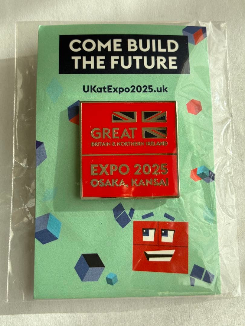【希少・非売品　ラスト1個】大阪関西万博イギリス館　VIP専用ピンバッジ