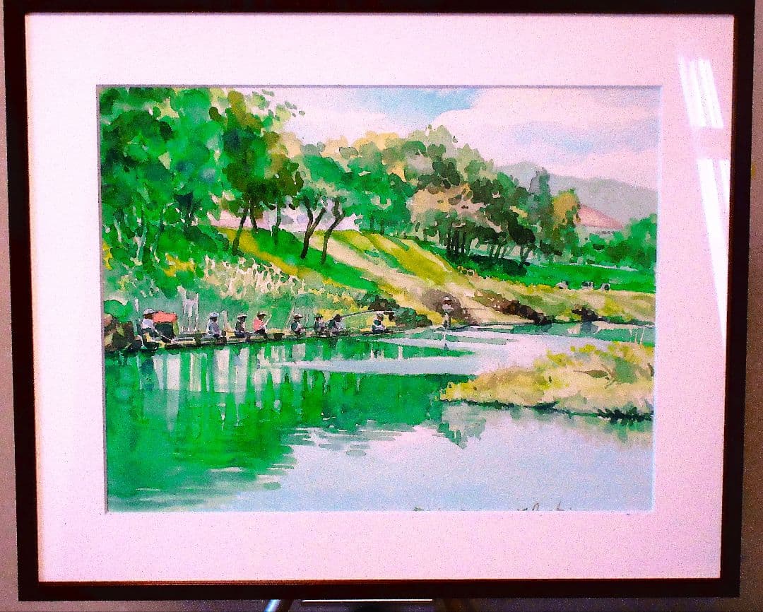 釣り人達(相模川)