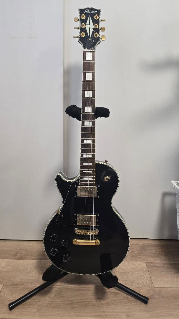Mason ブラック エレキギター レスポールスタイル