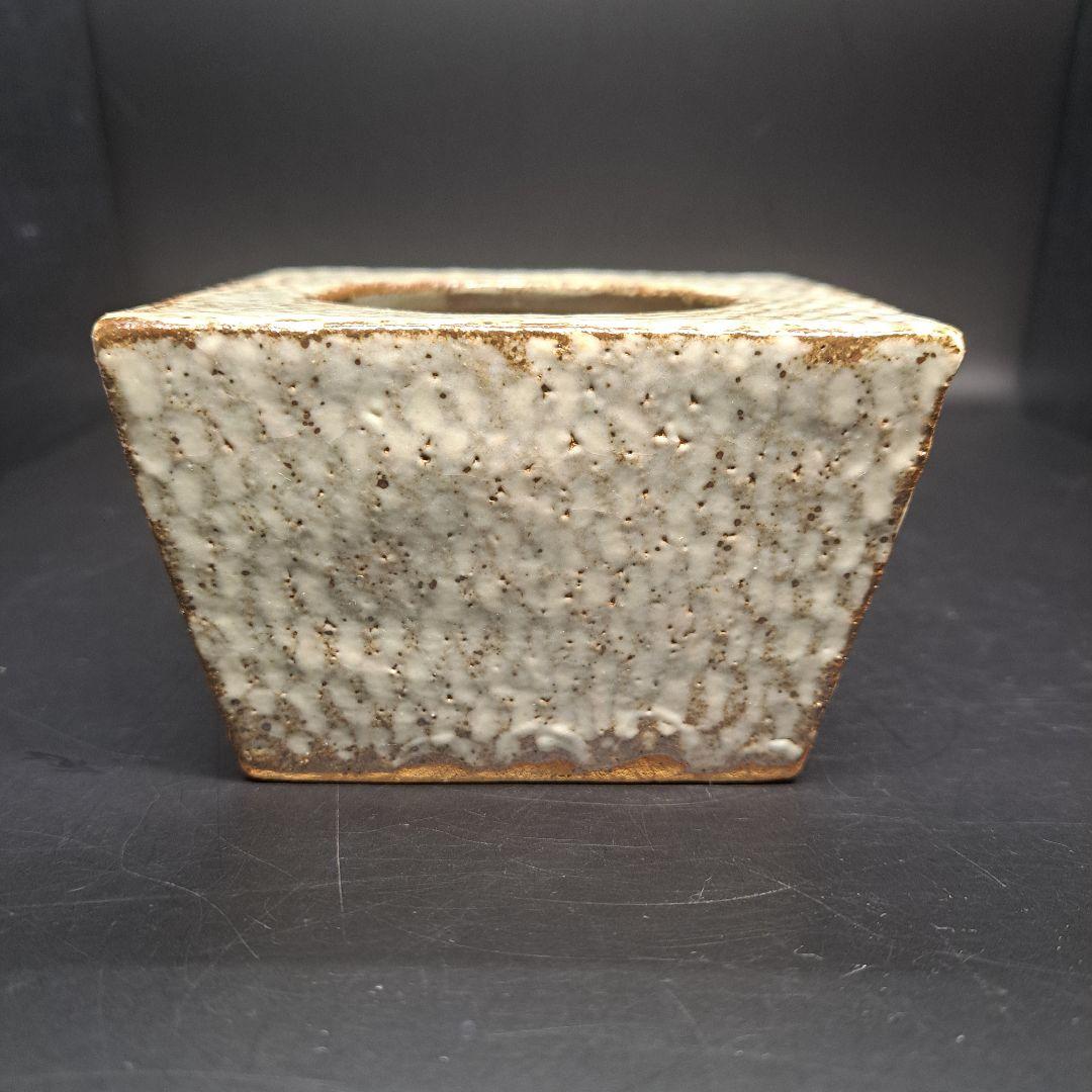 人間国宝　島岡達三　縄文象嵌　灰皿　益子焼　骨董　昭和レトロ　未使用