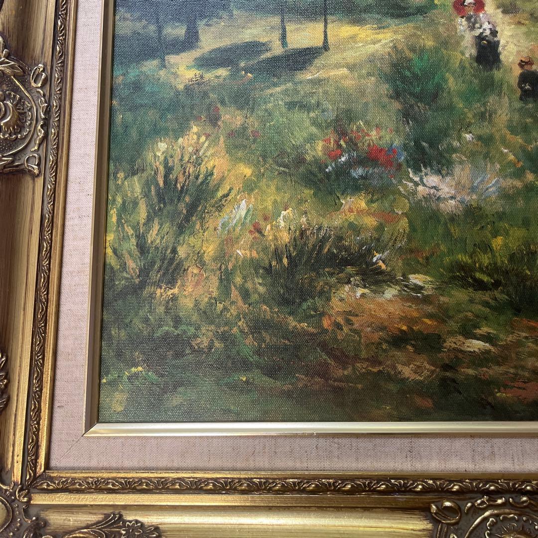 ルノワール　草原の坂道　複製品