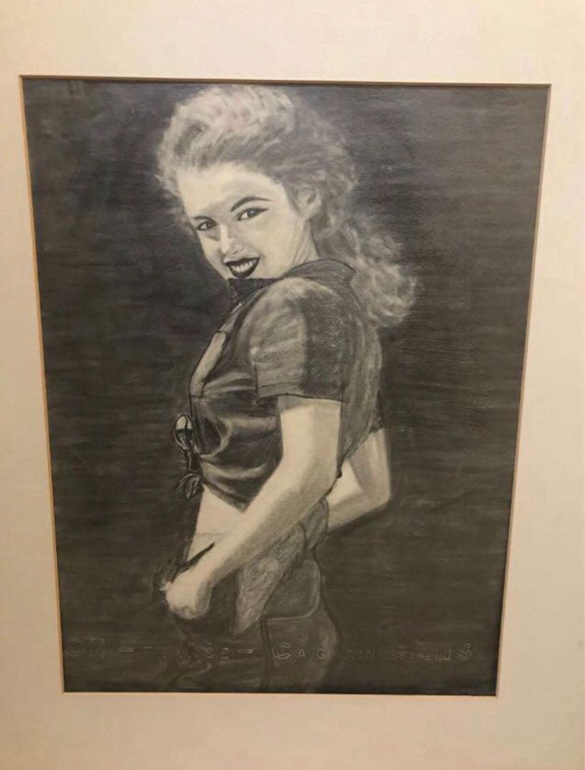 CAGRAIN CANSO 作 鉛筆画 / 木炭画