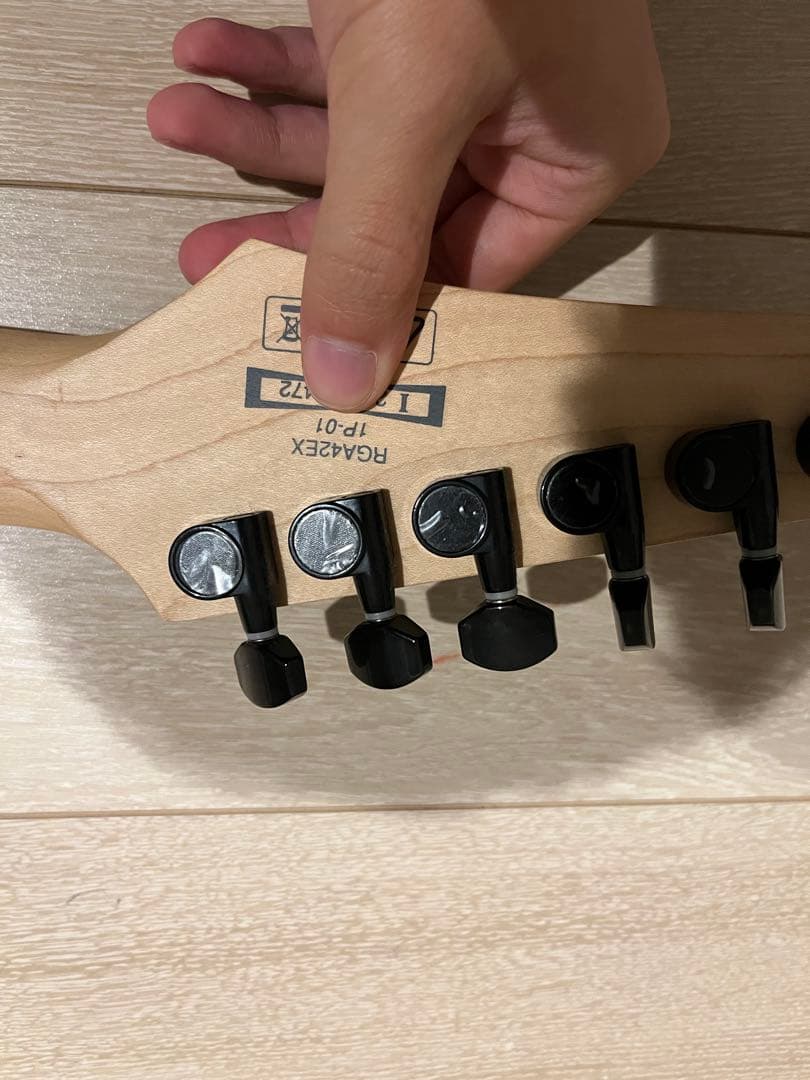 美品 アイバニーズ RGA42EX-BAM エレキギター　アンプ付き