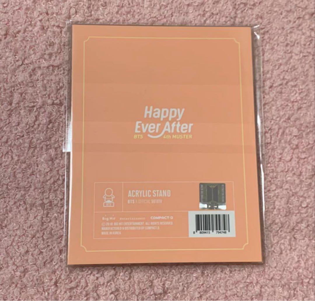 BTS 　テヒョン　テテ　V 公式　アクリルスタンド