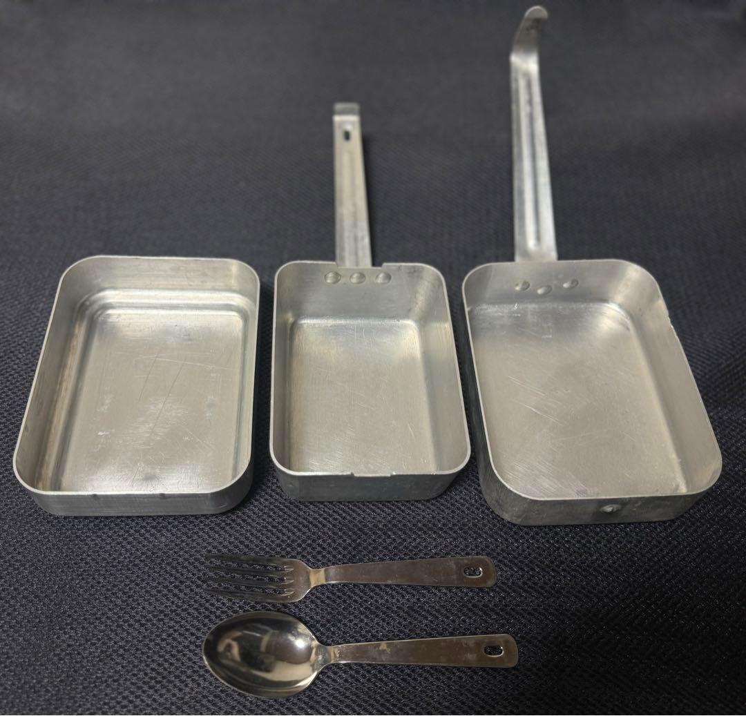 フランス軍 実物 M52 メスキット+カトラリー③