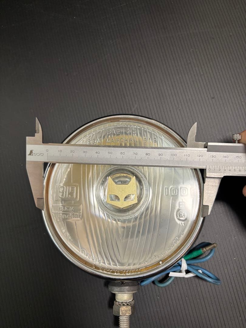 マーシャル 819 フォグランプ クリア2ヶセット 割れ凹み無し デュアルカウル