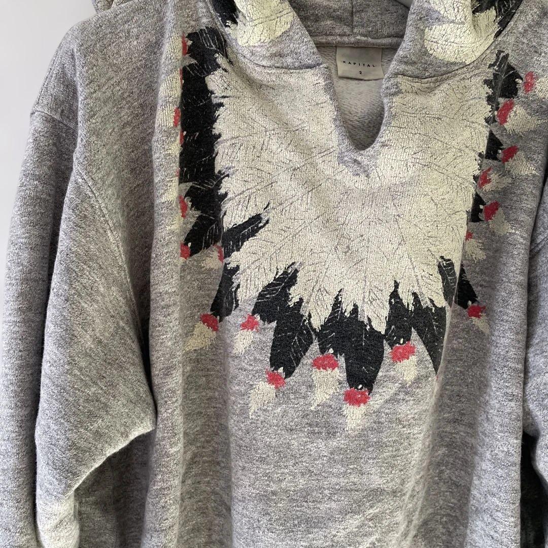 KAPITAL フェザーフーディ サイズ2