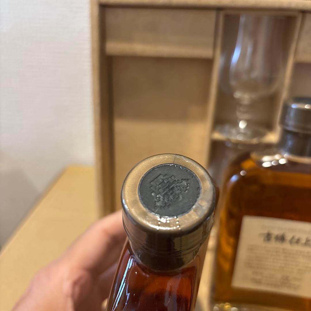 サントリーピュアモルトウイスキー　木桶仕込&古樽仕上　300ml、2点セット箱付