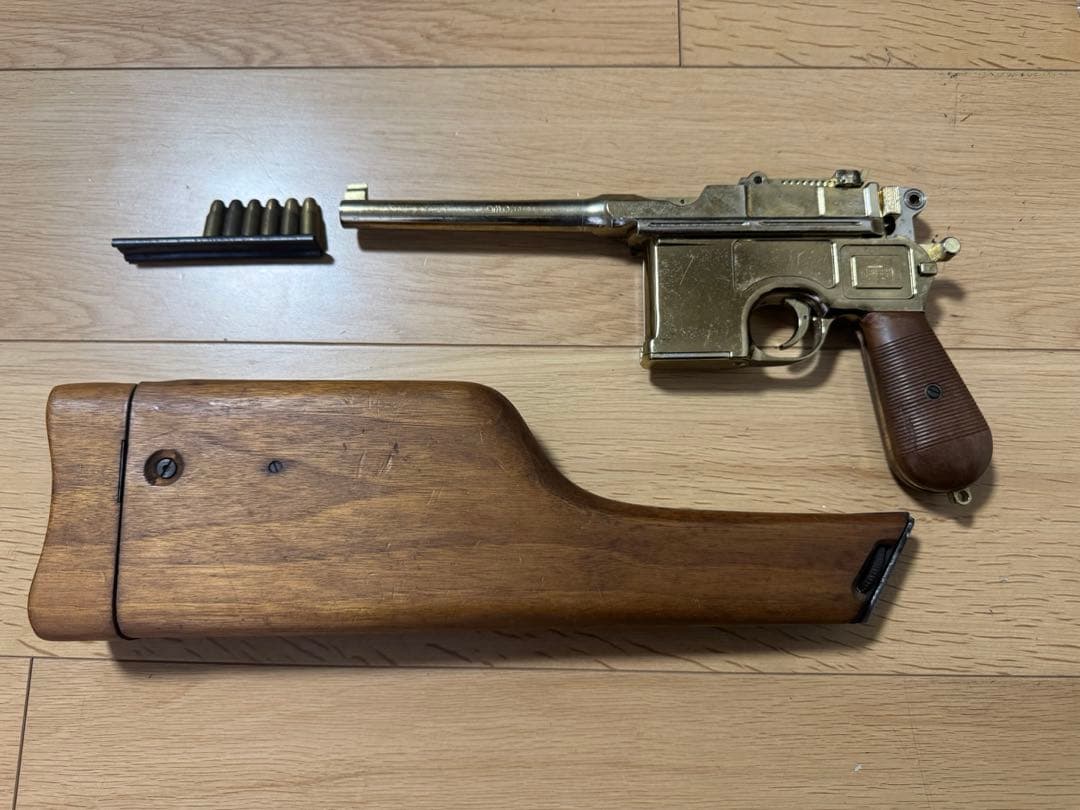 MGC製モーゼル　モデルガン 木製 フルセット