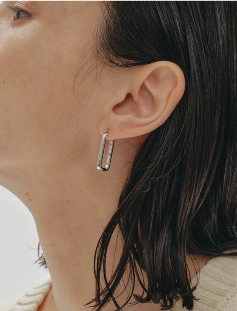 TODAYFUL Oblong Hoop Pierce オブロングフープピアス