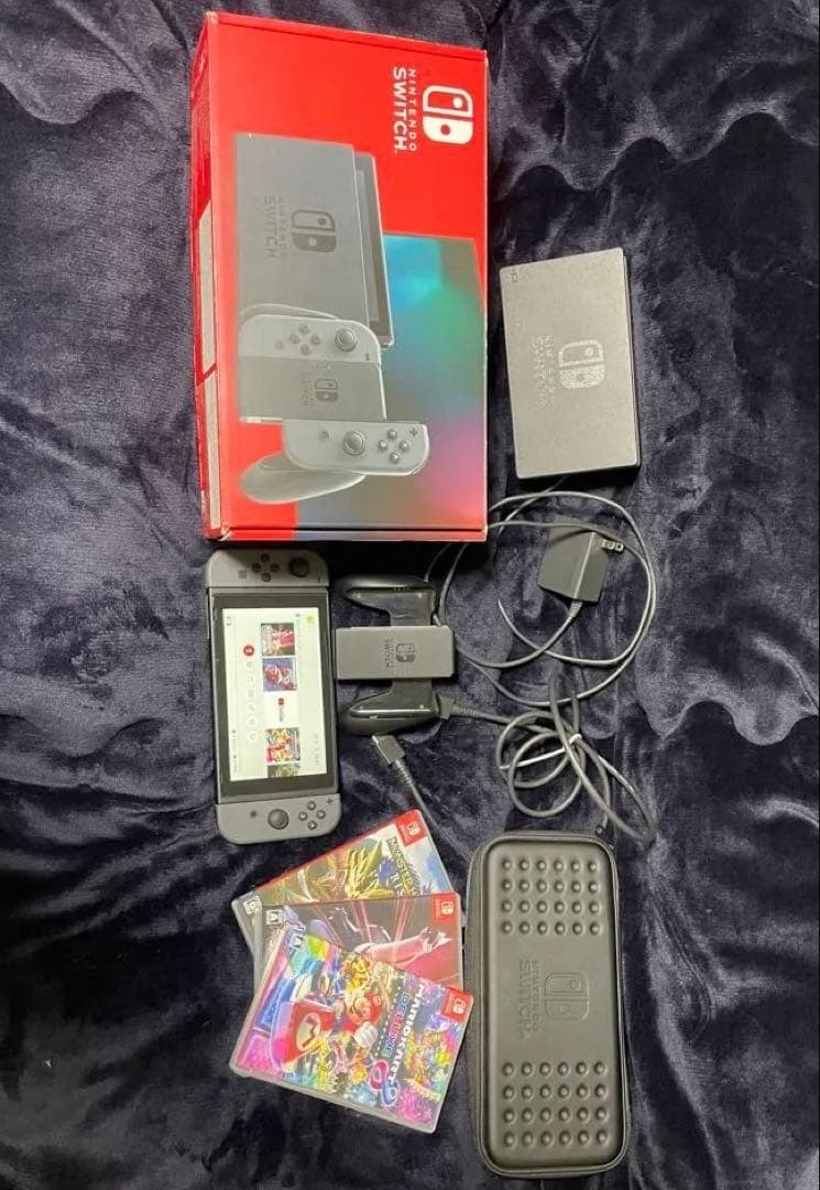 Nintendo Switch 本体 + ゲームソフト2本