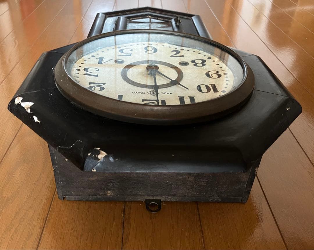 アンティーク柱時計 振り子時計 掛け時計 戦前