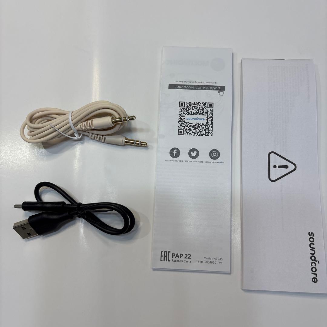 アンカーサウンドコアヘッドホン ワイヤレスイヤホンセット