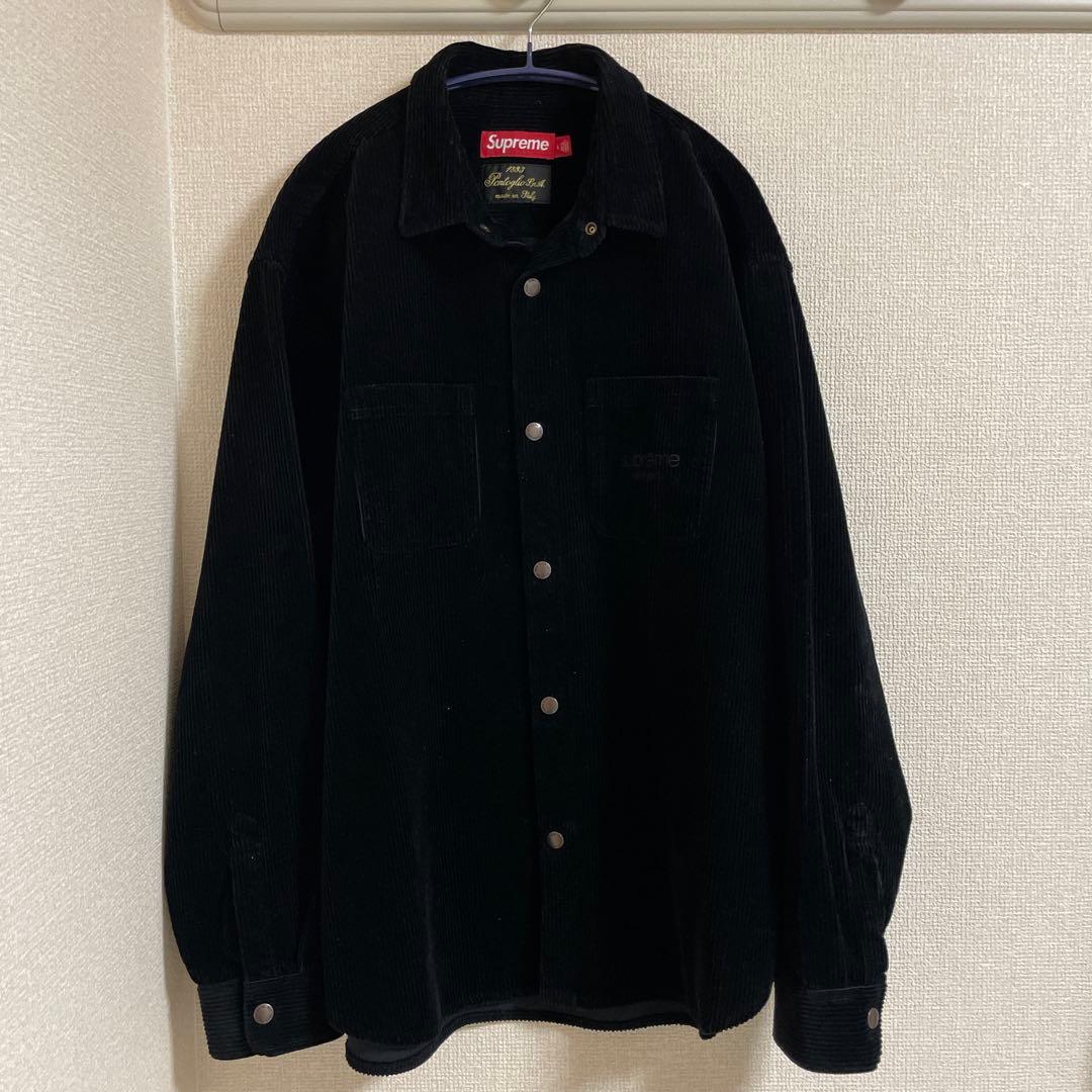 ジャケット・アウター supreme wide wale corduroy snap shirt