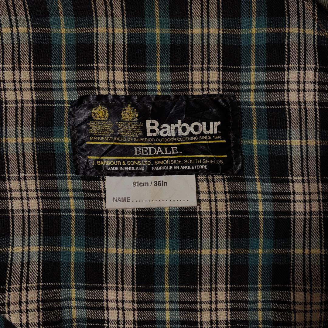 A*r様 BARBOUR BEDALE ビデイル 四つポケ 36 2ワラント