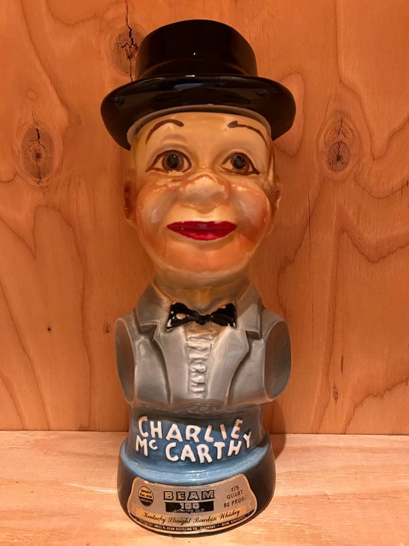 レア　チャーリーマッカーシー　70s ジムビーム　デカンタボトル　ウィスキー
