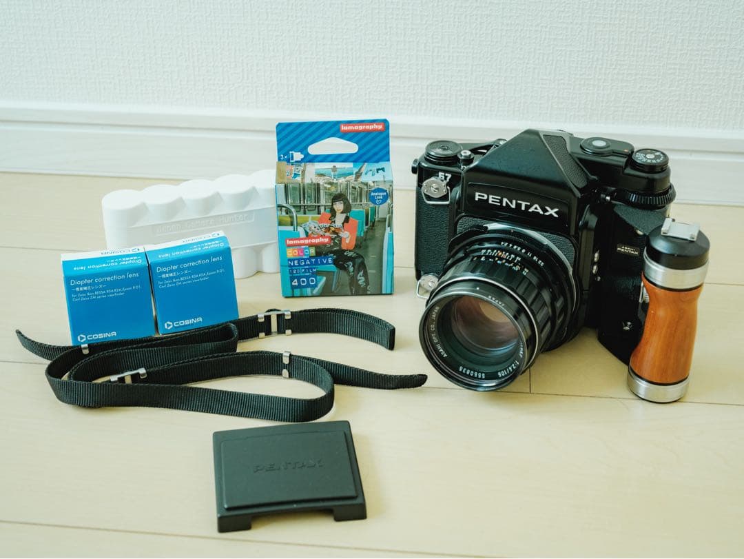 PENTAX67＋105mmF2.4＋付属品多数！！