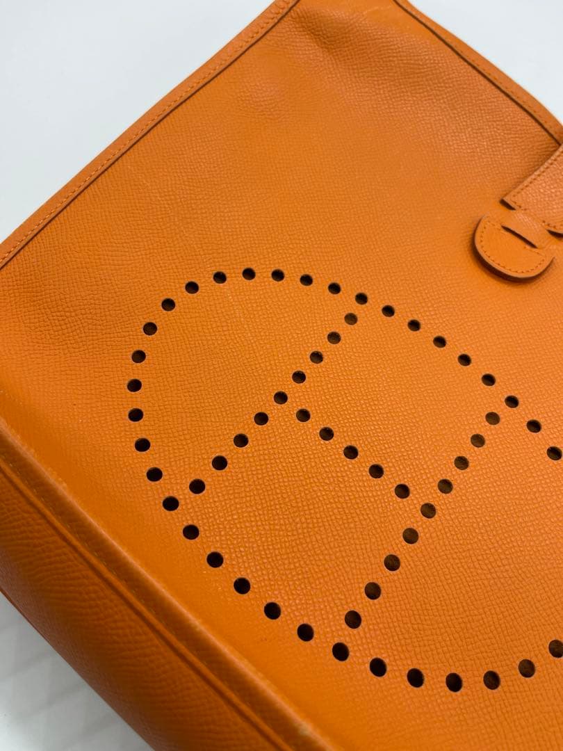 HERMES エルメス エヴリン PM ゴールド □J刻印 ショルダーバッグ
