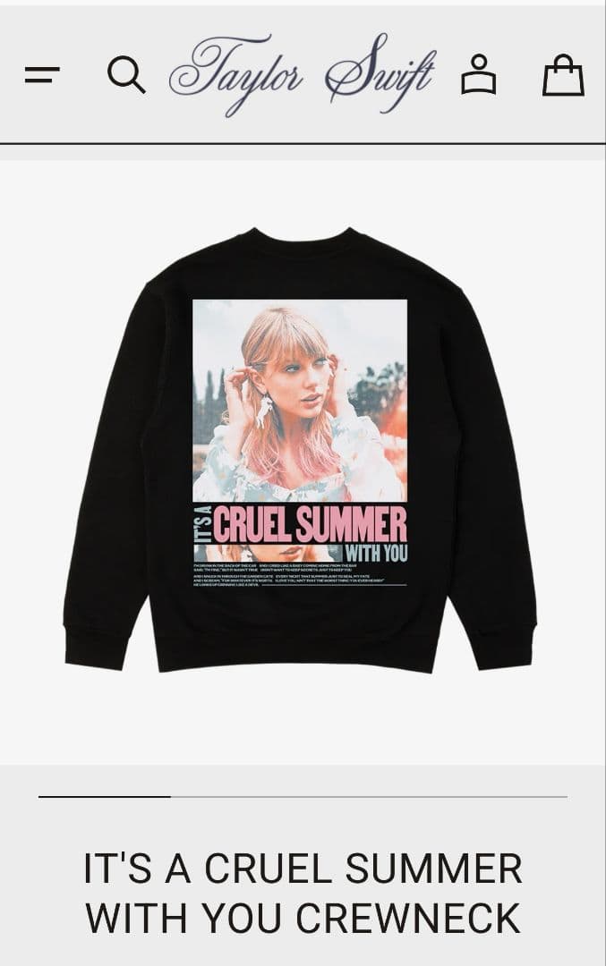 ミュージシャン Taylor Swift_It's a Cruel Summer withYou