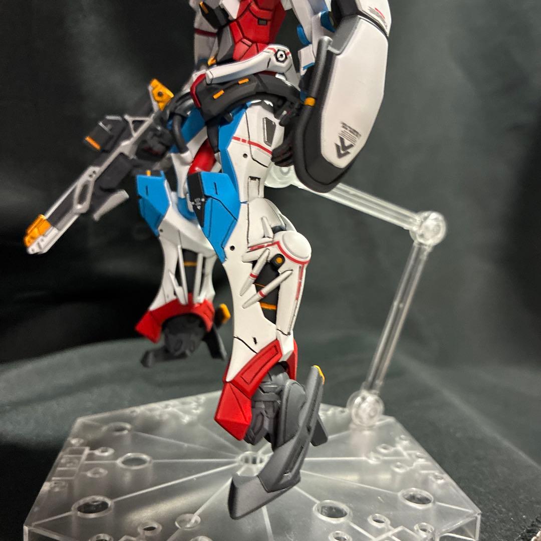 HG ジークアクス　塗装　完成品　＋ジャイアントガトリングセット