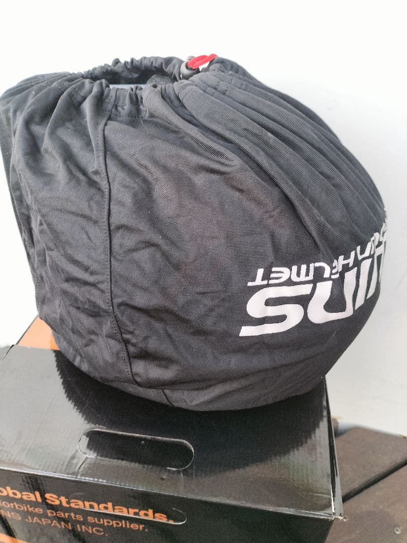 WINS　X-ROAD　ヘルメット　サイズXL マットブラック　オレンジ