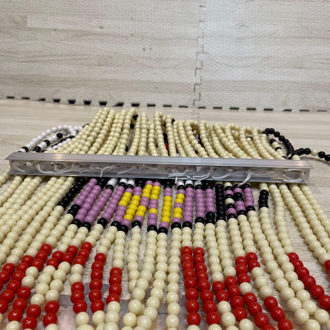 レトロ　ハローキティ　ビーズ　のれん　ビーズカーテン　キティ