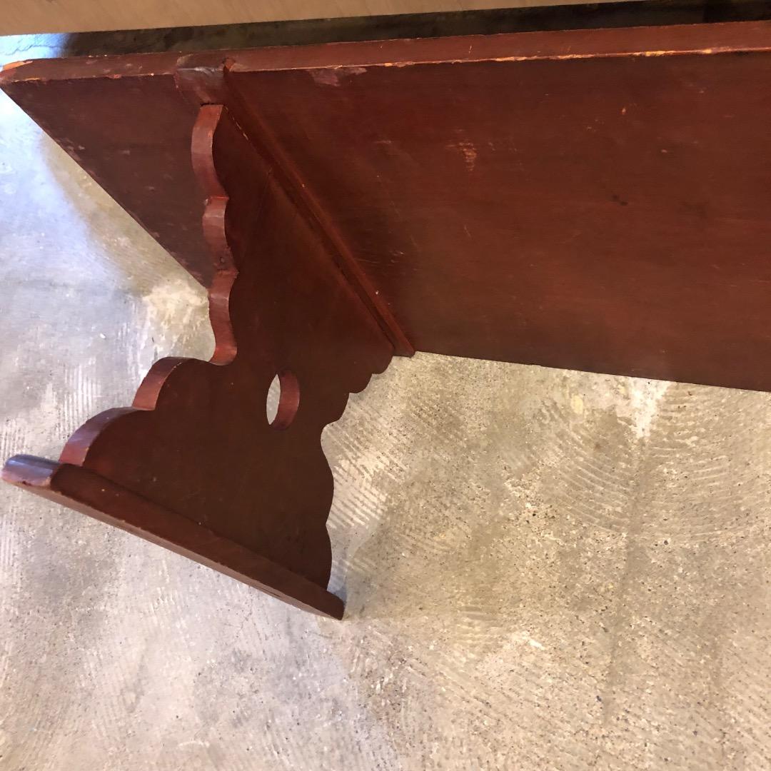 【昭和レトロ】　木製　文机　長テーブル　座卓 長座卓　ローテーブル　アンティーク