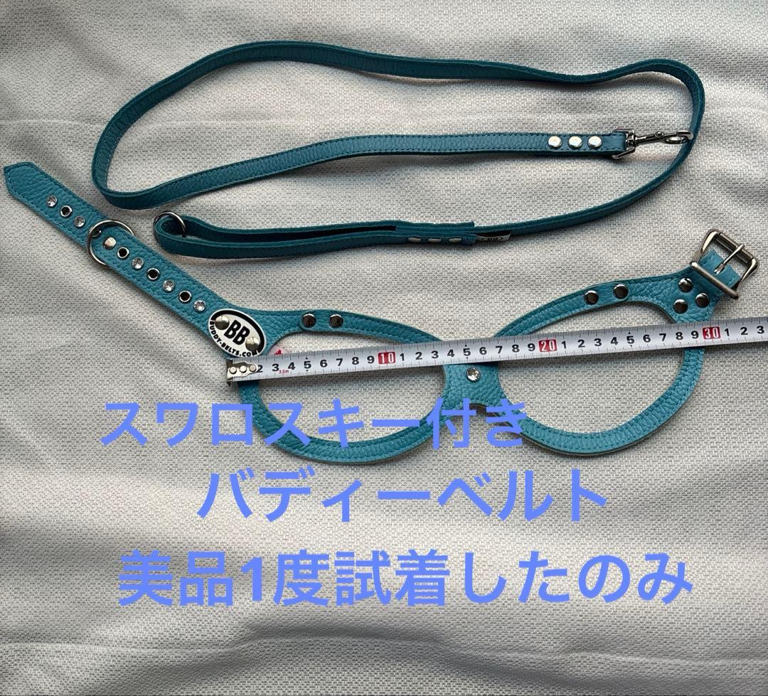 美品バディーベルト&レザーリードセット
