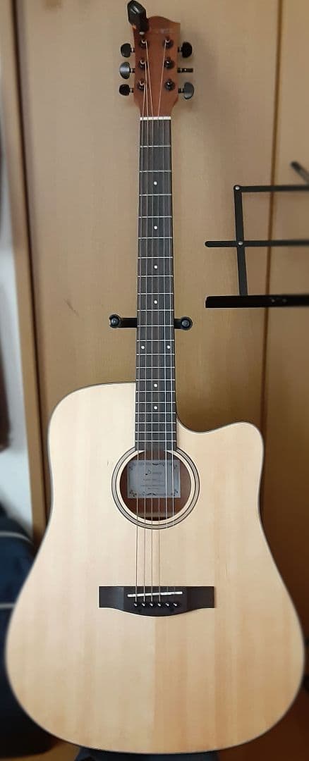 アコースティックギター ギターケース チューナー カポタスト ピック付き アコギ