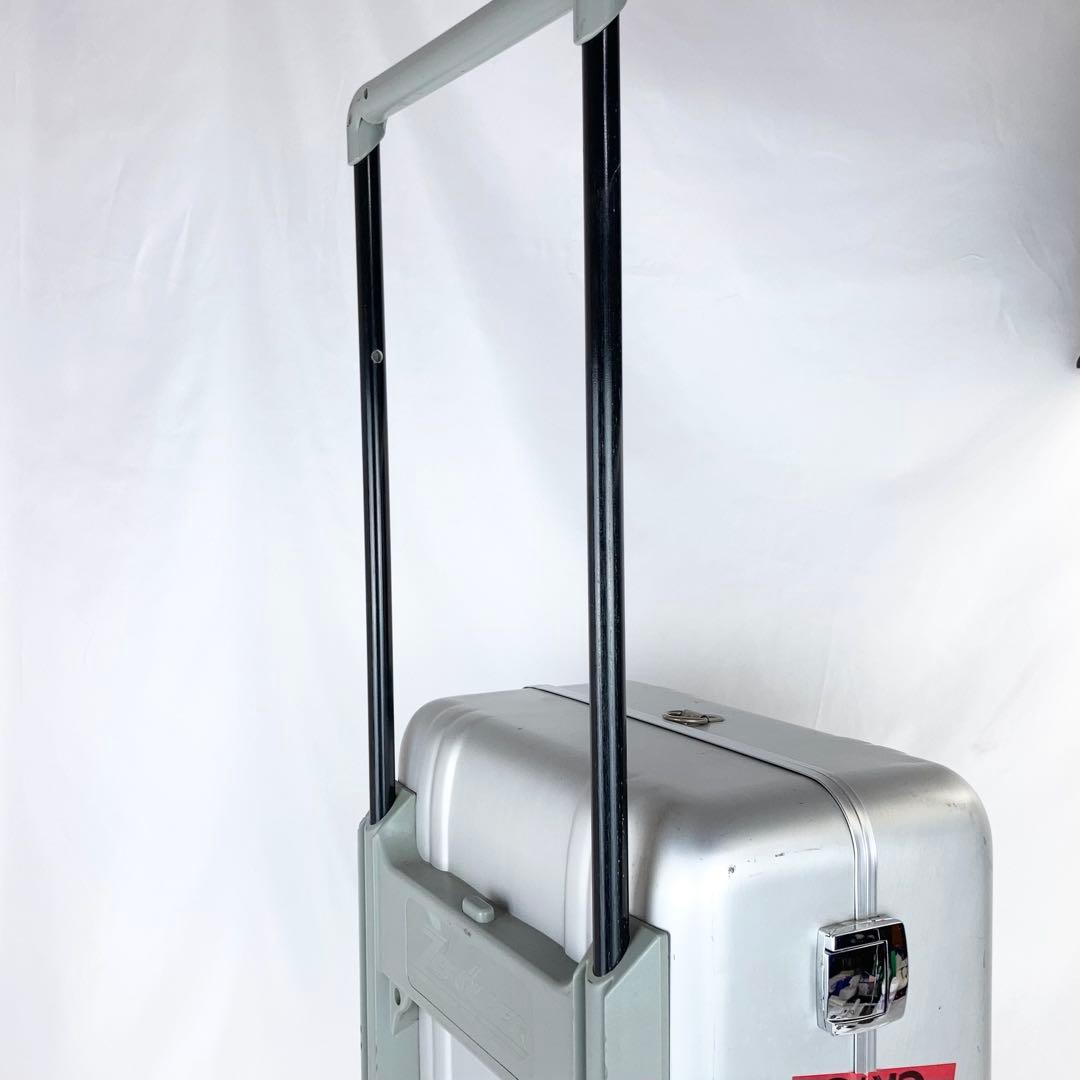 ◆ゼロハリバートン 2輪 スーツケース ぜローラ シルバー アルミ