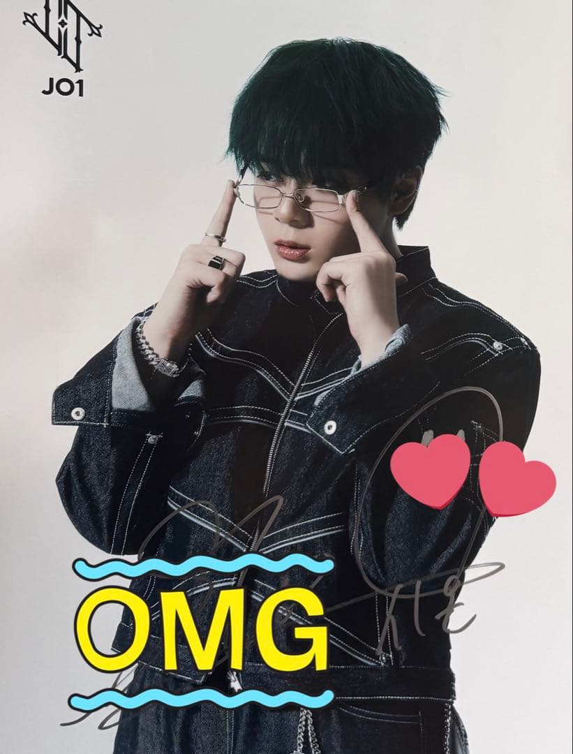 鶴房汐恩 直筆サイン入りポスター