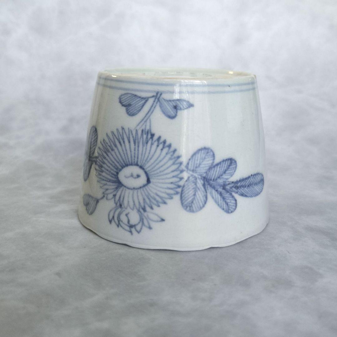無傷　完品　古伊万里　染付　猪口　蕎麦猪口　江戸時代　向付　骨董　アンティーク