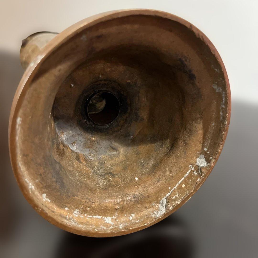 ガラス　エンボス　オイルランプ　フリルホヤ　送料無料