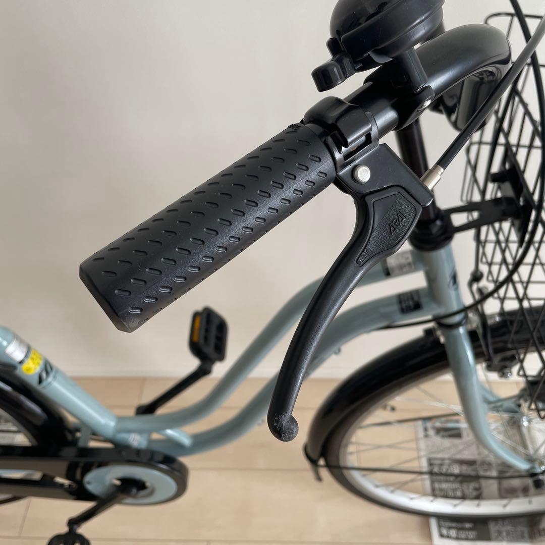 26インチ　自転車 シティサイクル 前カゴ付き