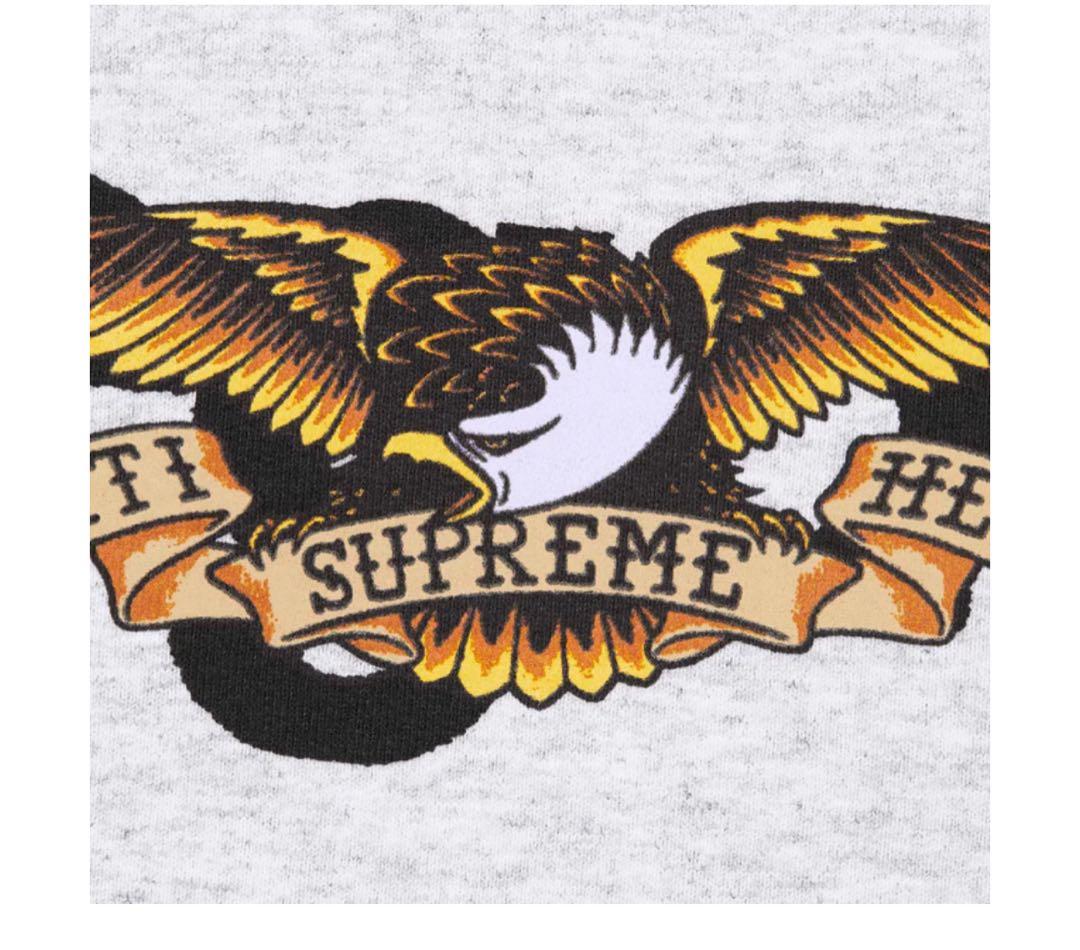 Supreme ANTIHERO Hooded Sweatshirt Lサイズ