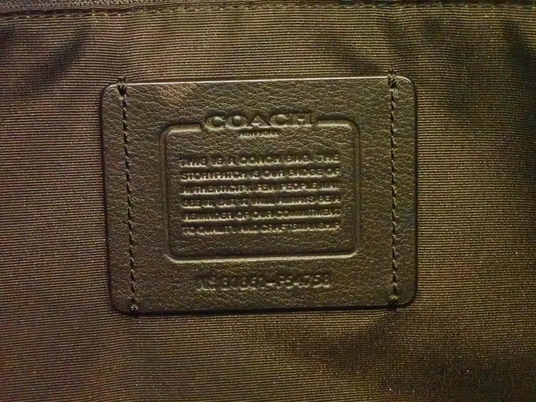 COACH コーチ 本革オールレザーブリーフケース・書類カバン☆正規品☆