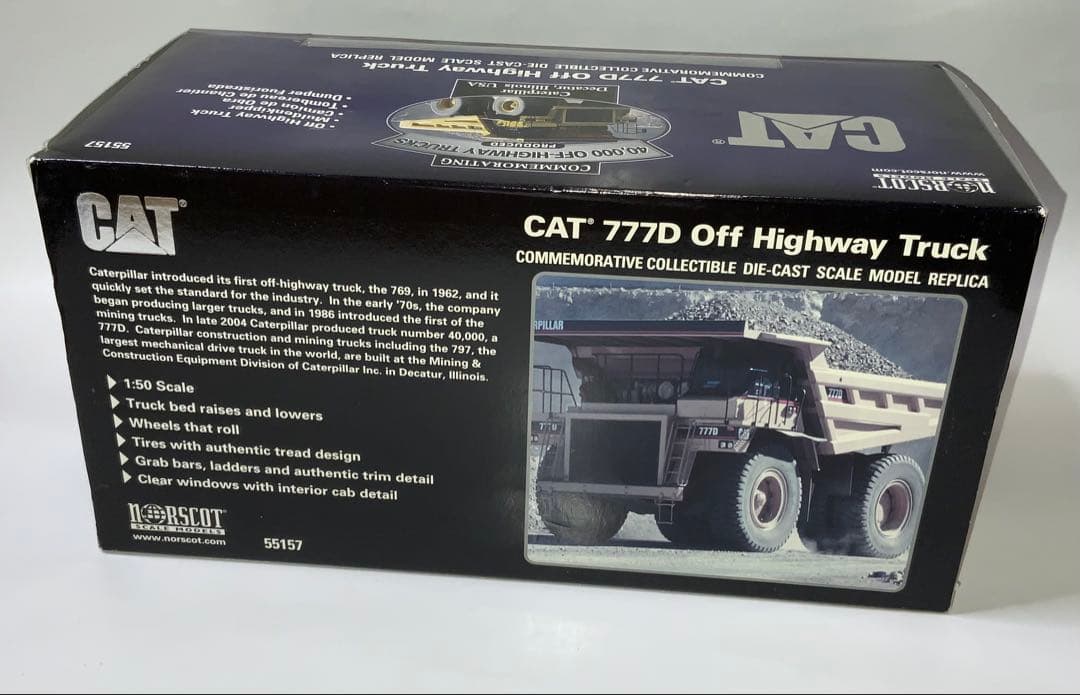 NORSCOT CAT 777D Highway Truck 重機スケールモデル