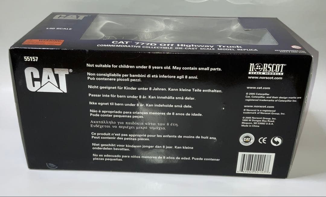 NORSCOT CAT 777D Highway Truck 重機スケールモデル