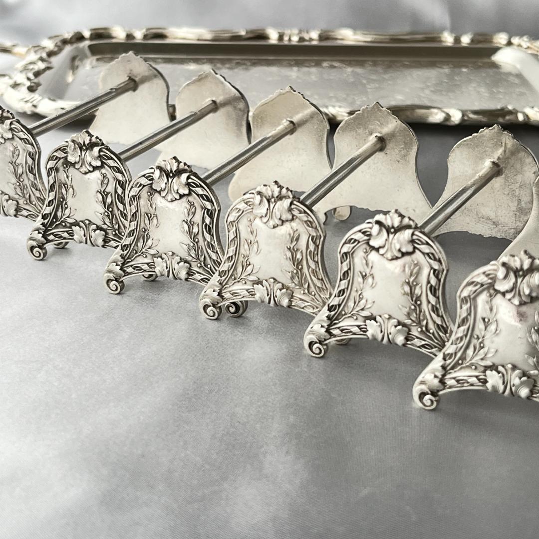 【仏蘭西】 ルイ16世様式 ナイフレスト / カトラリーレスト 6個